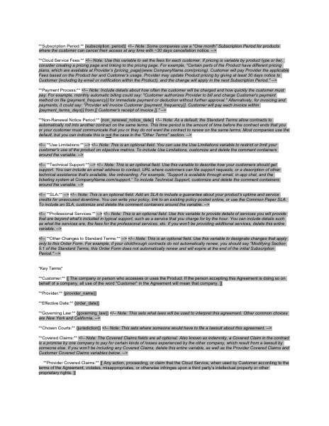 CSA Click-Through template preview